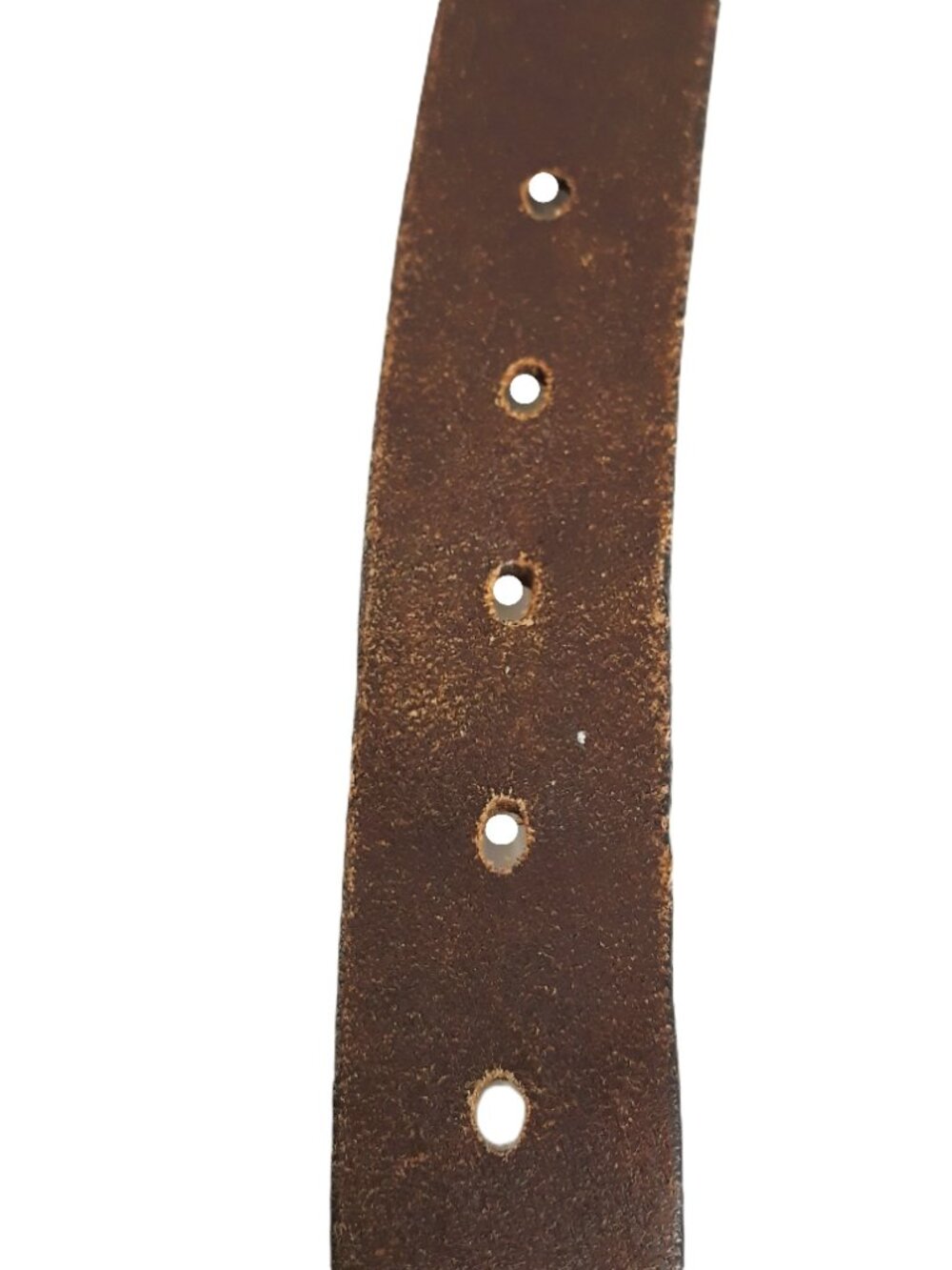 Prada Men's Brown Leather Belt 40 Distressed - Picture 9 of 11